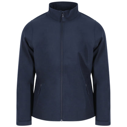 Navy - Front - PRO RTX Womens-Ladies Double Layered Soft Shell Jacket