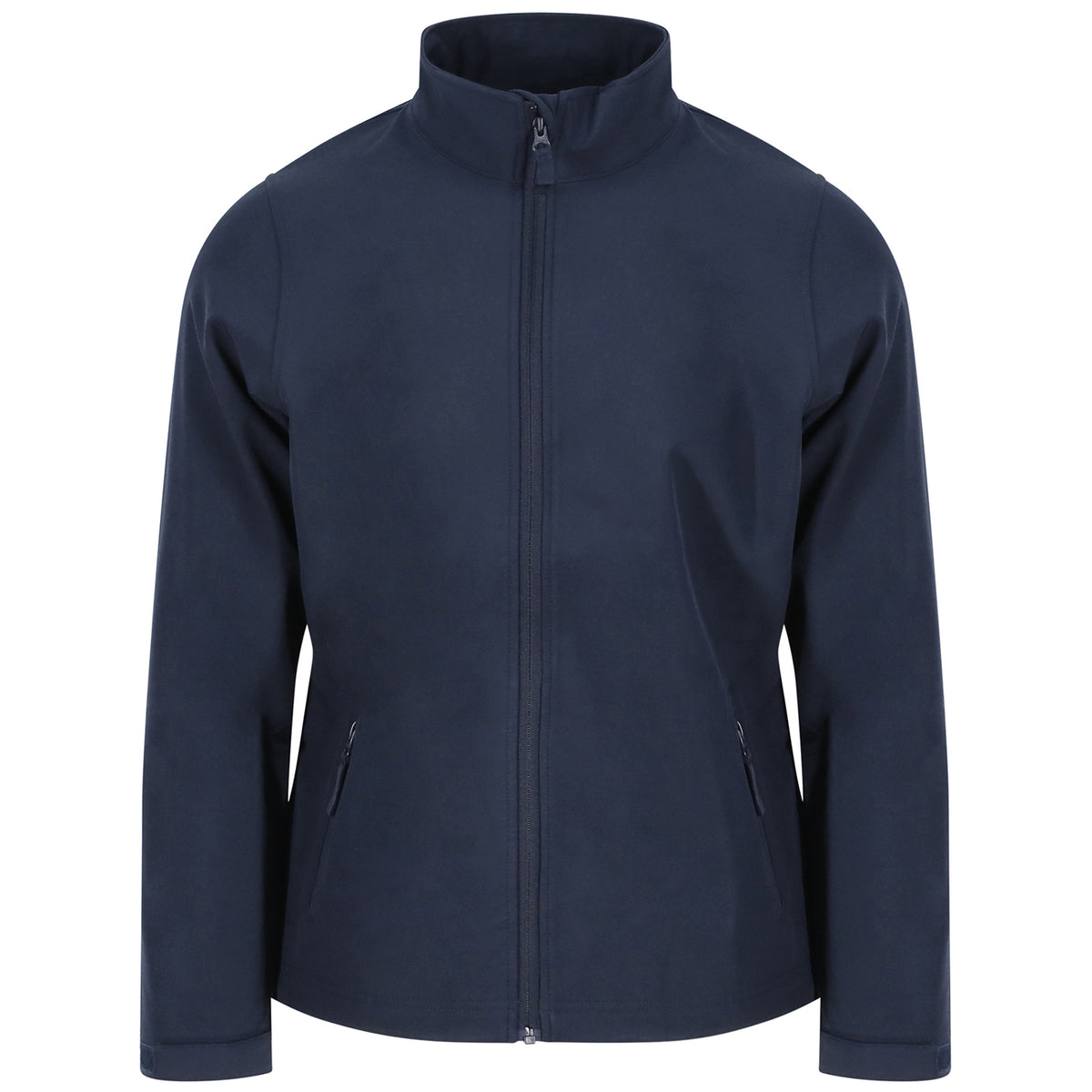Navy - Front - PRO RTX Womens-Ladies Double Layered Soft Shell Jacket