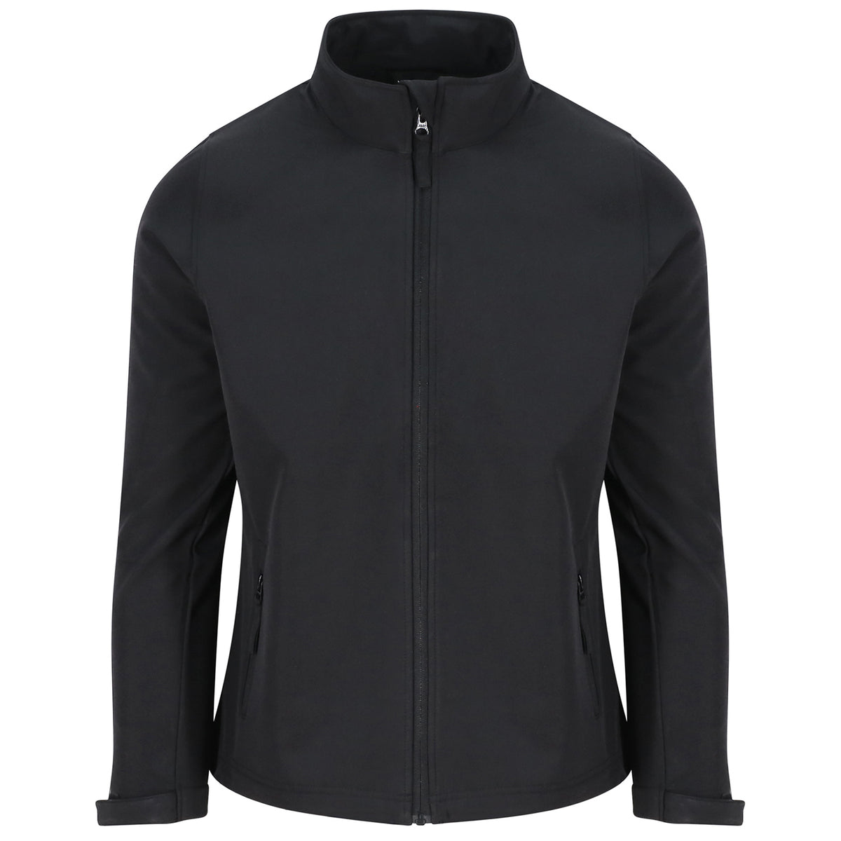 Black - Front - PRO RTX Womens-Ladies Double Layered Soft Shell Jacket