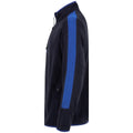 Navy-Royal Blue - Side - Finden & Hales Unisex Adult Fleece Jacket