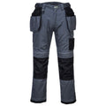 Zoom Grey-Black - Front - Portwest Unisex Adult Holster Pocket Work Trousers