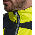 Yellow-Black - Side - Portwest Unisex Adult PW3 Hi-Vis Soft Shell Jacket