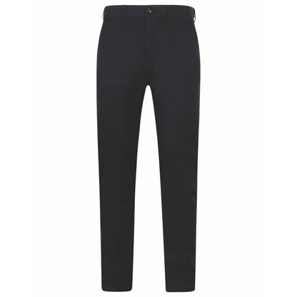 Navy - Front - Henbury Mens Stretch Flex Waistband Chinos