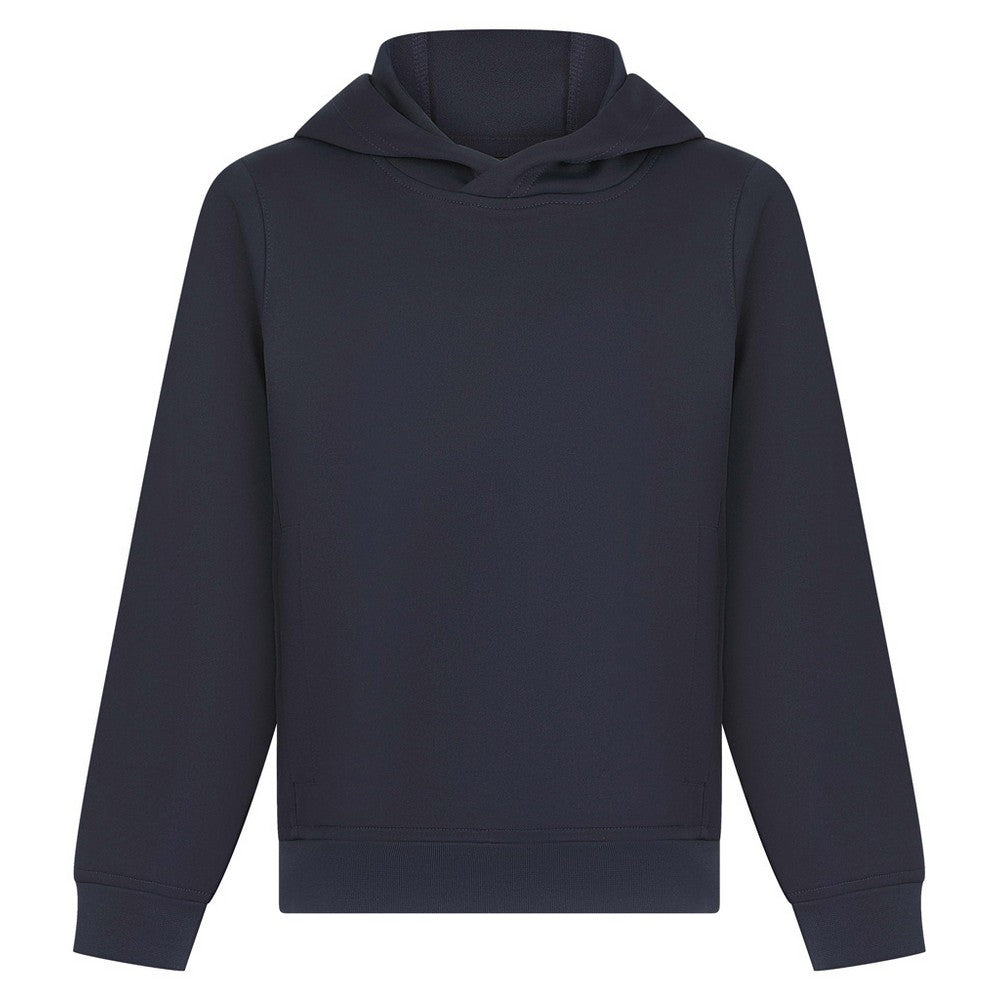Navy - Front - Finden & Hales Childrens-Kids Team Hoodie
