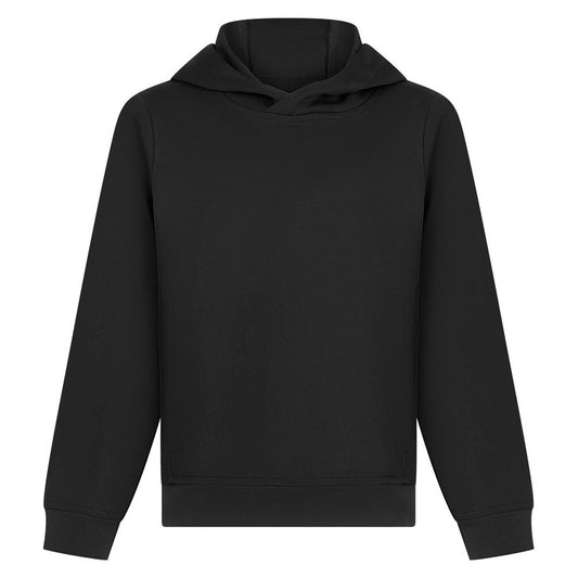 Black - Front - Finden & Hales Childrens-Kids Team Hoodie