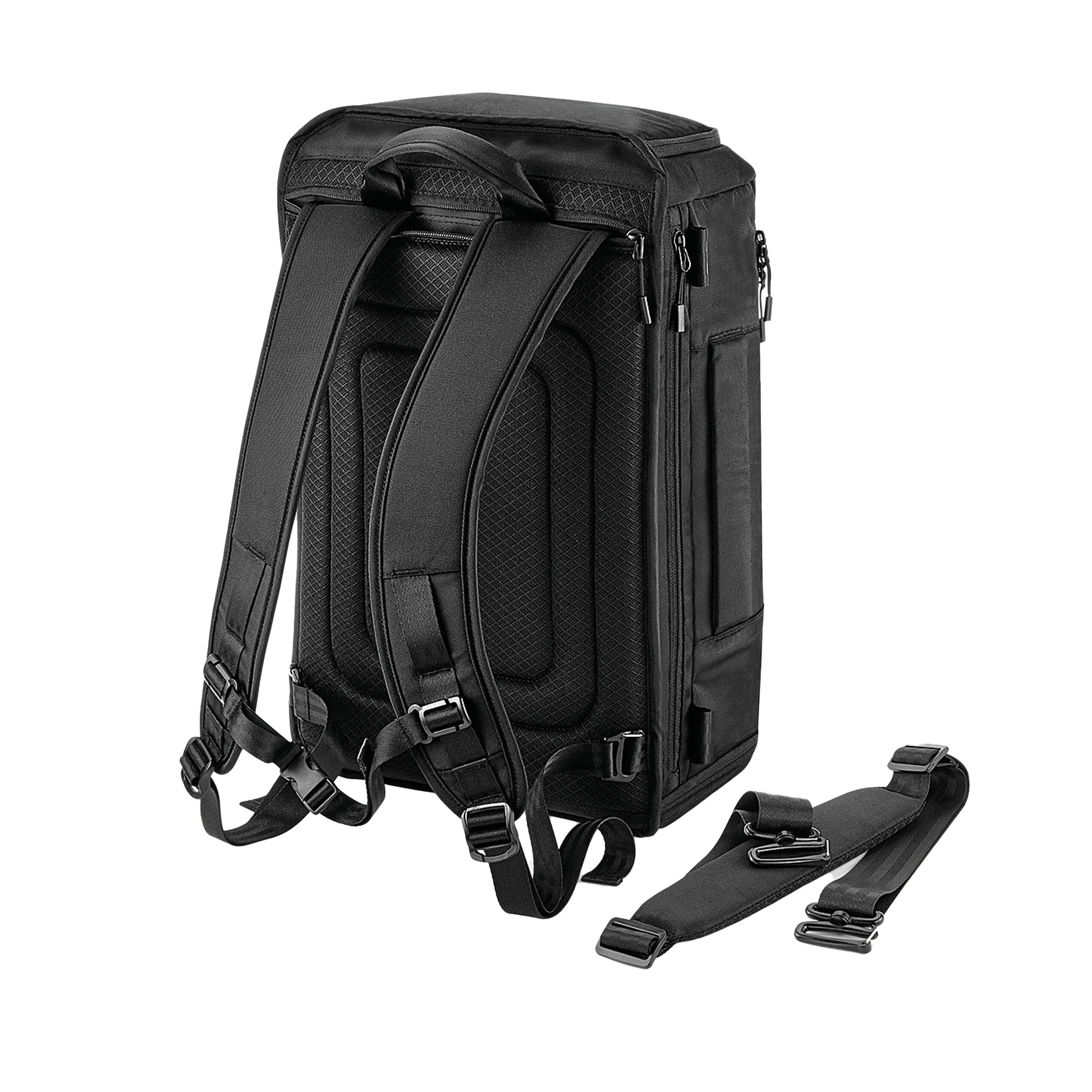 Black - Back - Quadra 72 Hour Weekender Bag