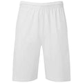 White - Front - Fruit of the Loom Mens Iconic Jersey Shorts