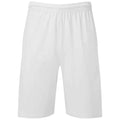 White - Front - Fruit of the Loom Mens Iconic Jersey Shorts