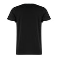 Black-White - Back - Kustom Kit Mens Ringer Fashion T-Shirt