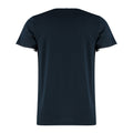 Navy-White - Back - Kustom Kit Mens Ringer Fashion T-Shirt
