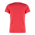 Red-White - Back - Kustom Kit Mens Ringer Fashion T-Shirt