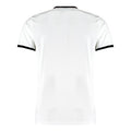 White-Black - Back - Kustom Kit Mens Ringer Fashion T-Shirt