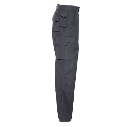 Convoy Grey - Side - Russell Mens Heavy Duty Work Trousers