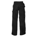 Black - Back - Russell Mens Heavy Duty Work Trousers