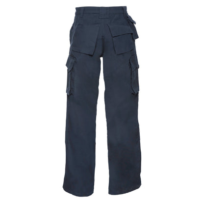 French Navy - Back - Russell Mens Heavy Duty Work Trousers