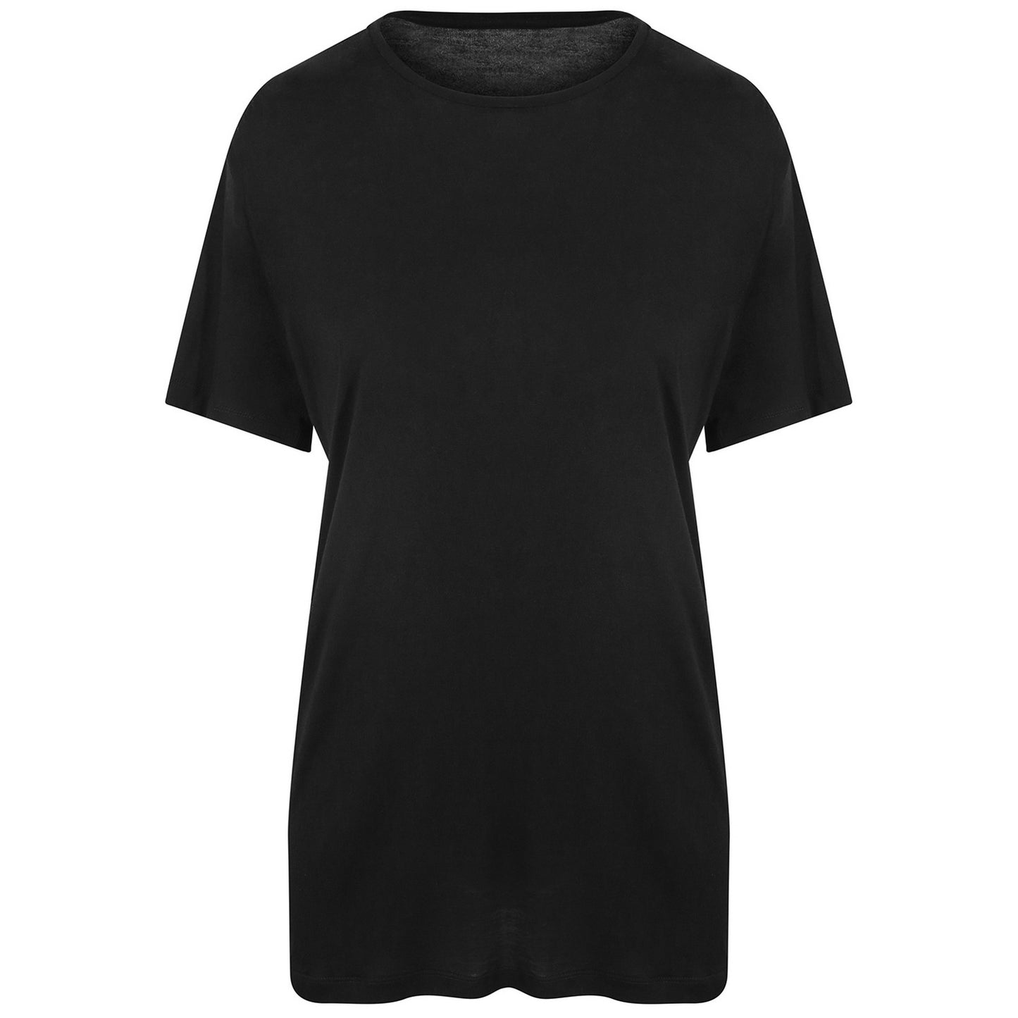 Jet Black - Front - Ecologie Mens EcoViscose T-Shirt