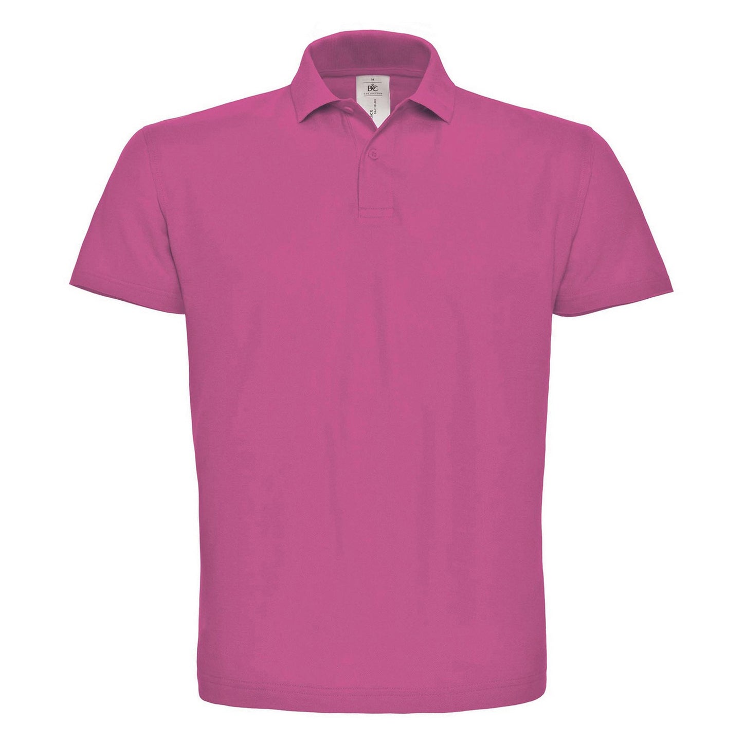 Fuchsia - Front - B&C Mens ID.001 Cotton Polo Shirt