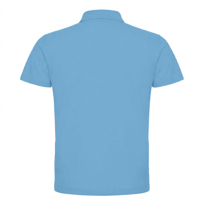 Light Blue - Back - B&C Mens ID.001 Cotton Polo Shirt