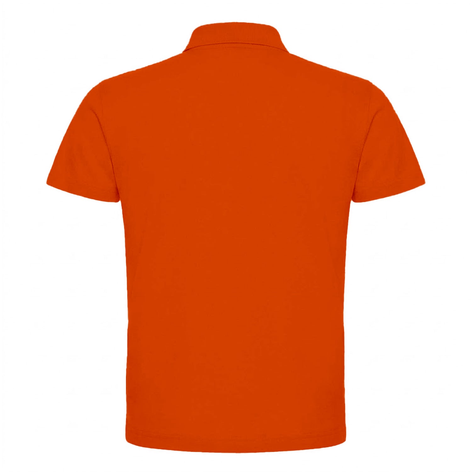Orange - Back - B&C Mens ID.001 Cotton Polo Shirt