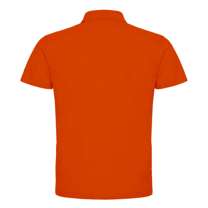 Orange - Back - B&C Mens ID.001 Cotton Polo Shirt