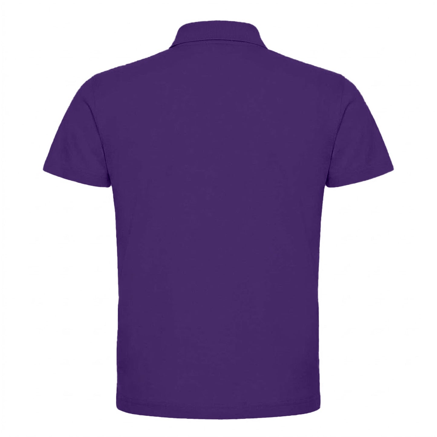 Purple - Back - B&C Mens ID.001 Cotton Polo Shirt