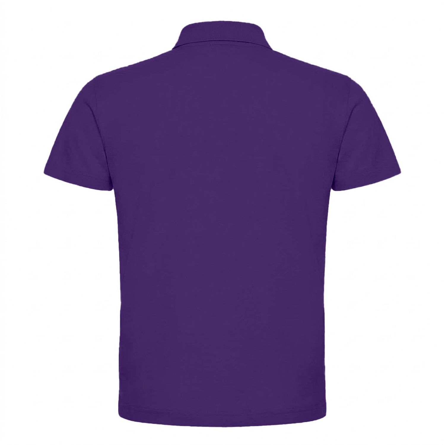 Purple - Back - B&C Mens ID.001 Cotton Polo Shirt