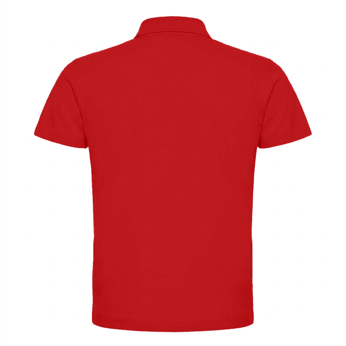 Red - Back - B&C Mens ID.001 Cotton Polo Shirt