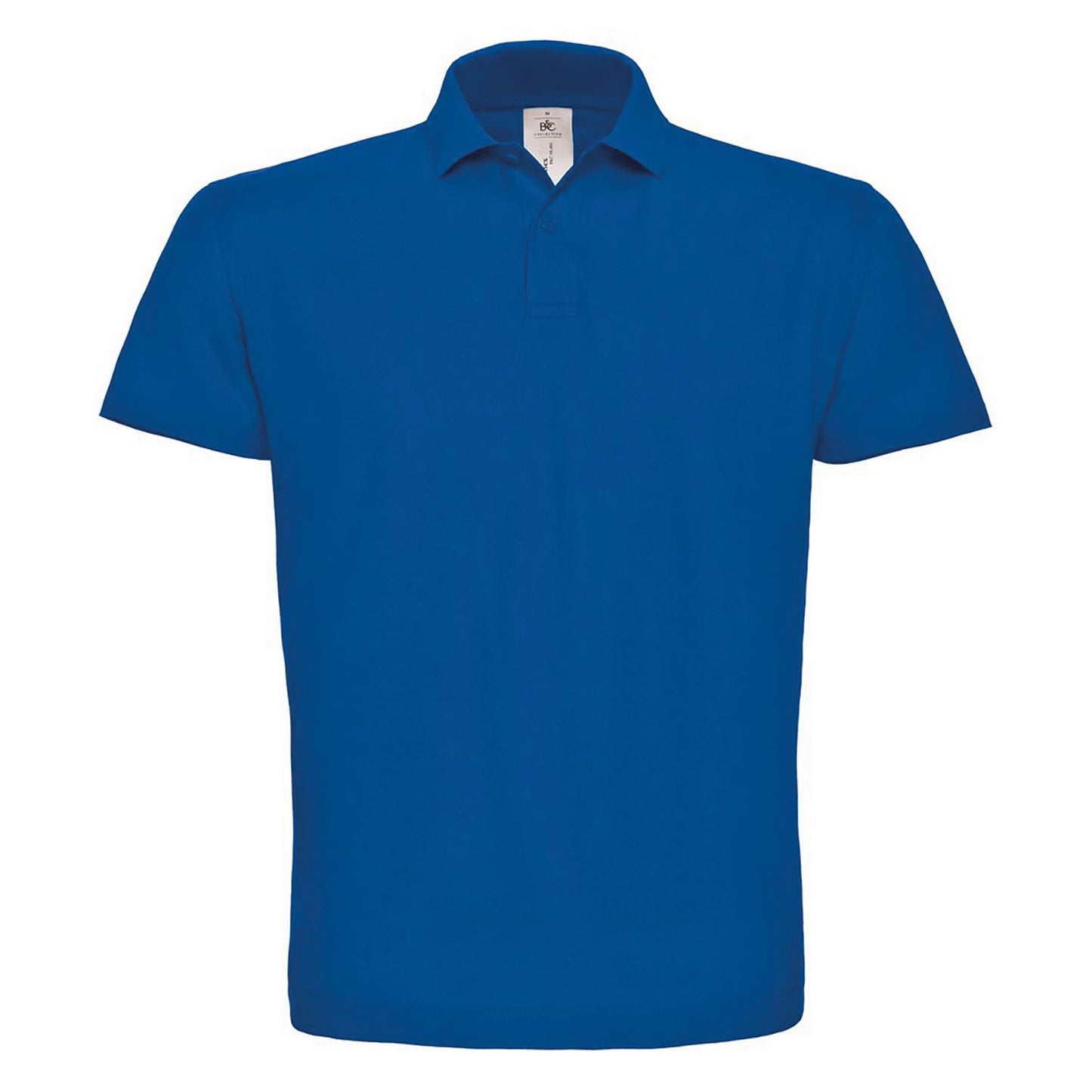 Royal Blue - Front - B&C Mens ID.001 Cotton Polo Shirt