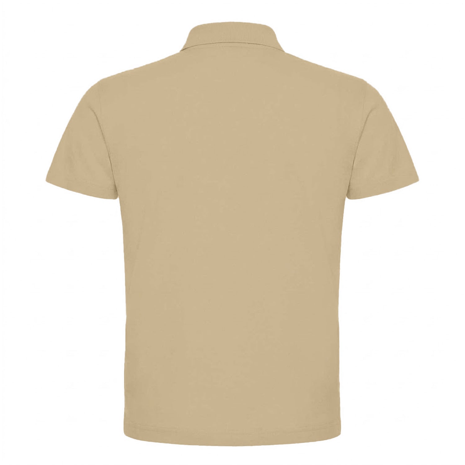 Sand - Back - B&C Mens ID.001 Cotton Polo Shirt
