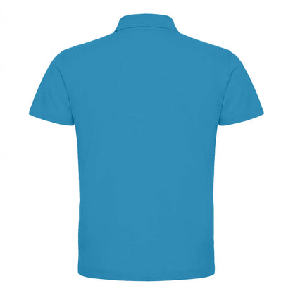 Atoll Blue - Back - B&C Mens ID.001 Cotton Polo Shirt