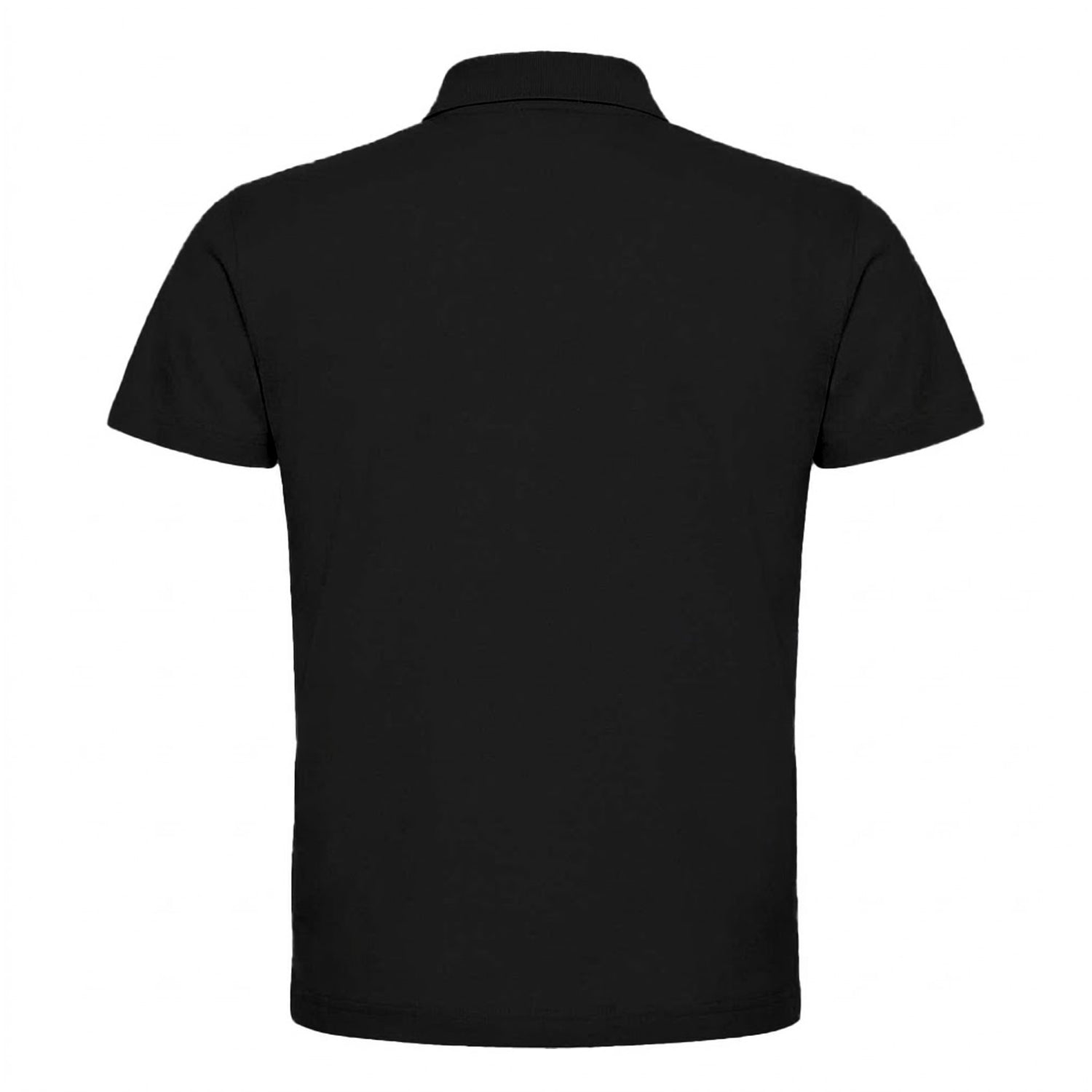 Black - Back - B&C Mens ID.001 Cotton Polo Shirt