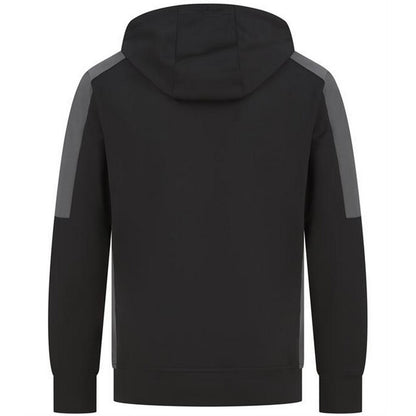 Black-Gunmetal Grey - Back - Finden & Hales Unisex Adult Team Contrast Panel Hoodie