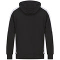 Black-White - Back - Finden & Hales Unisex Adult Team Contrast Panel Hoodie