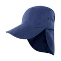 Navy - Front - Result Headwear Fold Up Legionnaire Hat