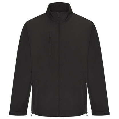 Charcoal - Front - PRO RTX Mens Three Layer Soft Shell Jacket