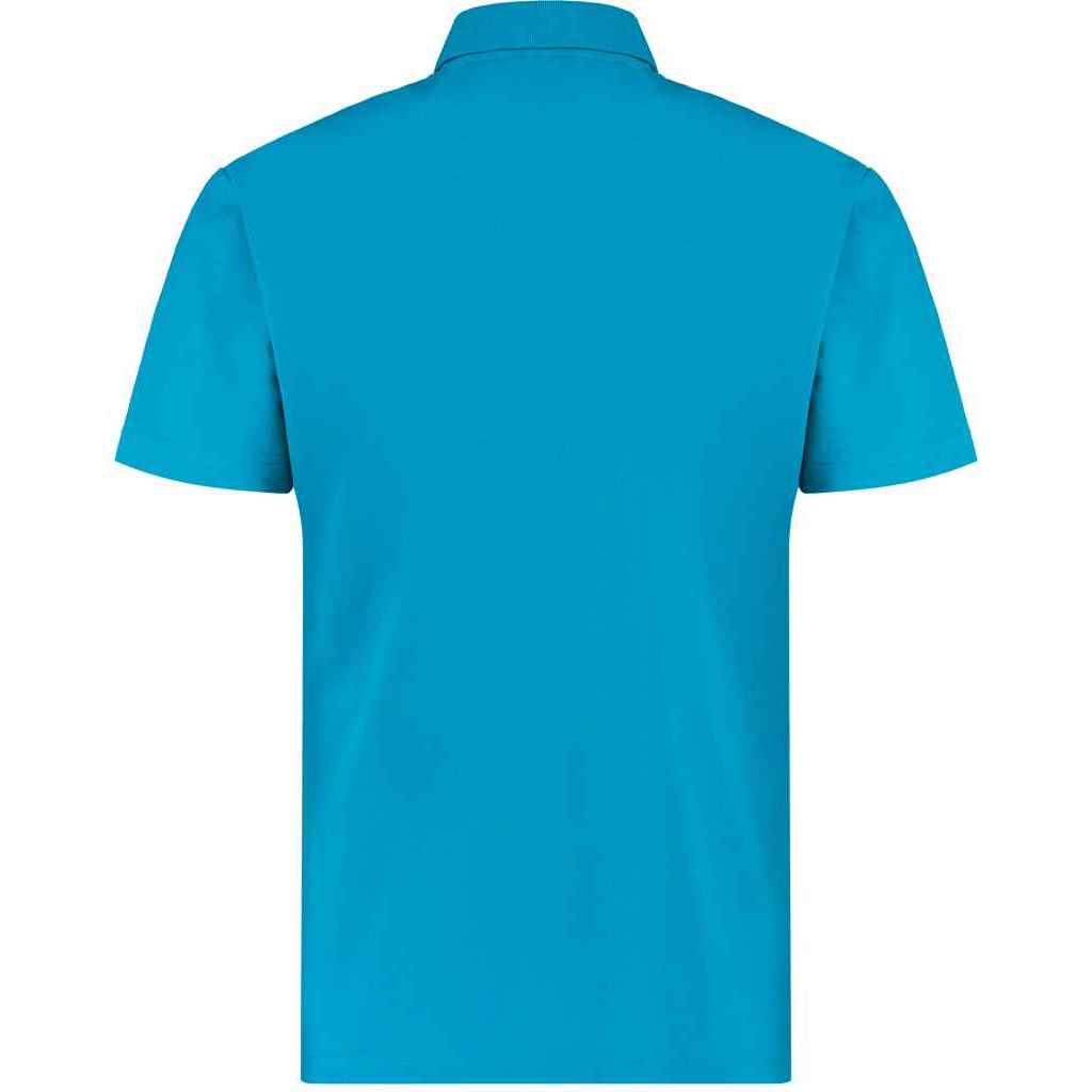 Turquoise - Back - Kustom Kit Mens Workforce Regular Polo Shirt