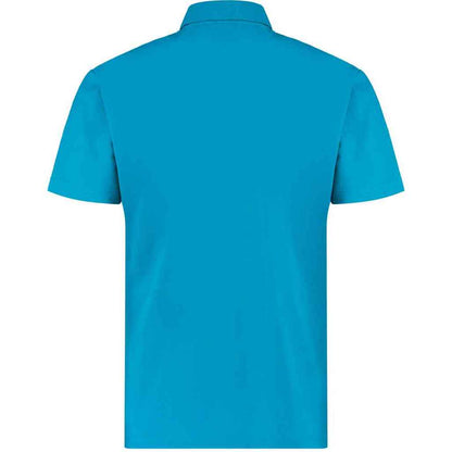 Turquoise - Back - Kustom Kit Mens Workforce Regular Polo Shirt