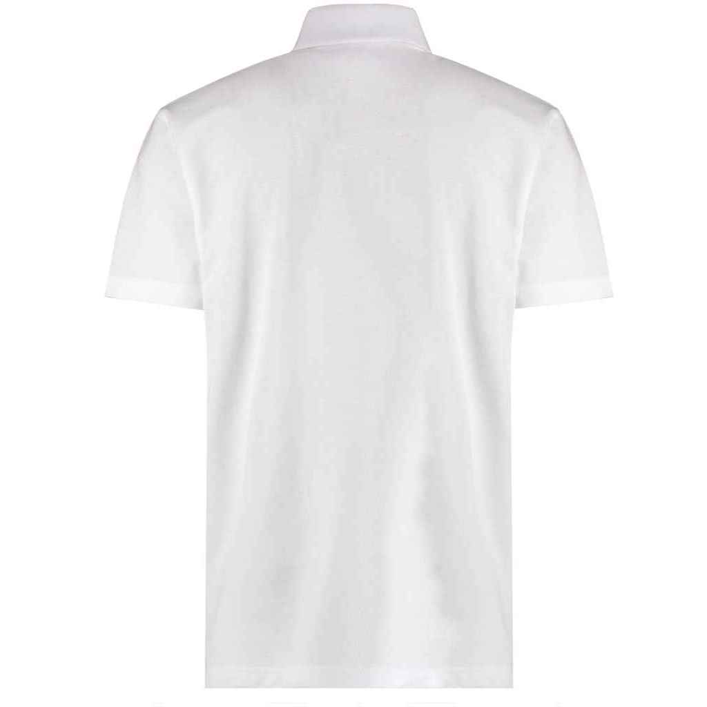 White - Back - Kustom Kit Mens Workforce Regular Polo Shirt