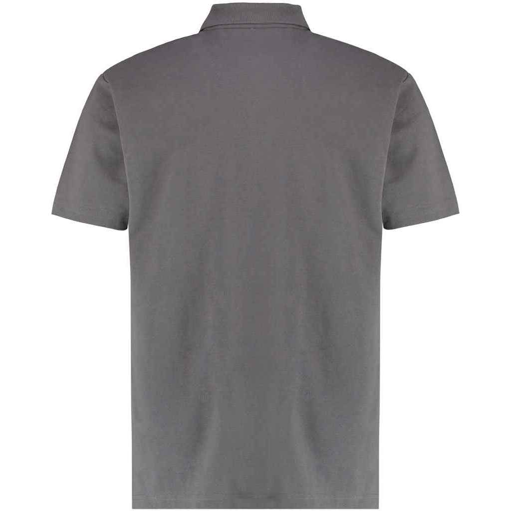Charcoal - Back - Kustom Kit Mens Workforce Regular Polo Shirt