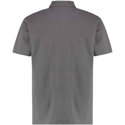 Charcoal - Back - Kustom Kit Mens Workforce Regular Polo Shirt