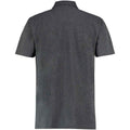 Dark Grey Marl - Back - Kustom Kit Mens Workforce Regular Polo Shirt