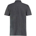 Dark Grey Marl - Back - Kustom Kit Mens Workforce Regular Polo Shirt