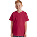 Cranberry - Lifestyle - Fruit of the Loom Childrens-Kids Iconic 195 Plain T-Shirt