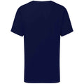 Deep Navy - Back - Fruit of the Loom Childrens-Kids Iconic 195 Plain T-Shirt