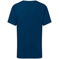 Mountain Blue - Back - Fruit of the Loom Childrens-Kids Iconic 195 Plain T-Shirt