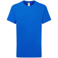 Royal Blue - Front - Fruit of the Loom Childrens-Kids Iconic 195 Plain T-Shirt
