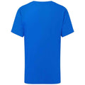Royal Blue - Back - Fruit of the Loom Childrens-Kids Iconic 195 Plain T-Shirt
