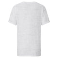 Heather Grey - Back - Fruit of the Loom Childrens-Kids Iconic 195 Plain T-Shirt
