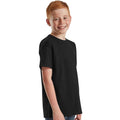 Black - Lifestyle - Fruit of the Loom Childrens-Kids Iconic 195 Plain T-Shirt