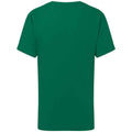 College Green - Back - Fruit of the Loom Childrens-Kids Iconic 195 Plain T-Shirt